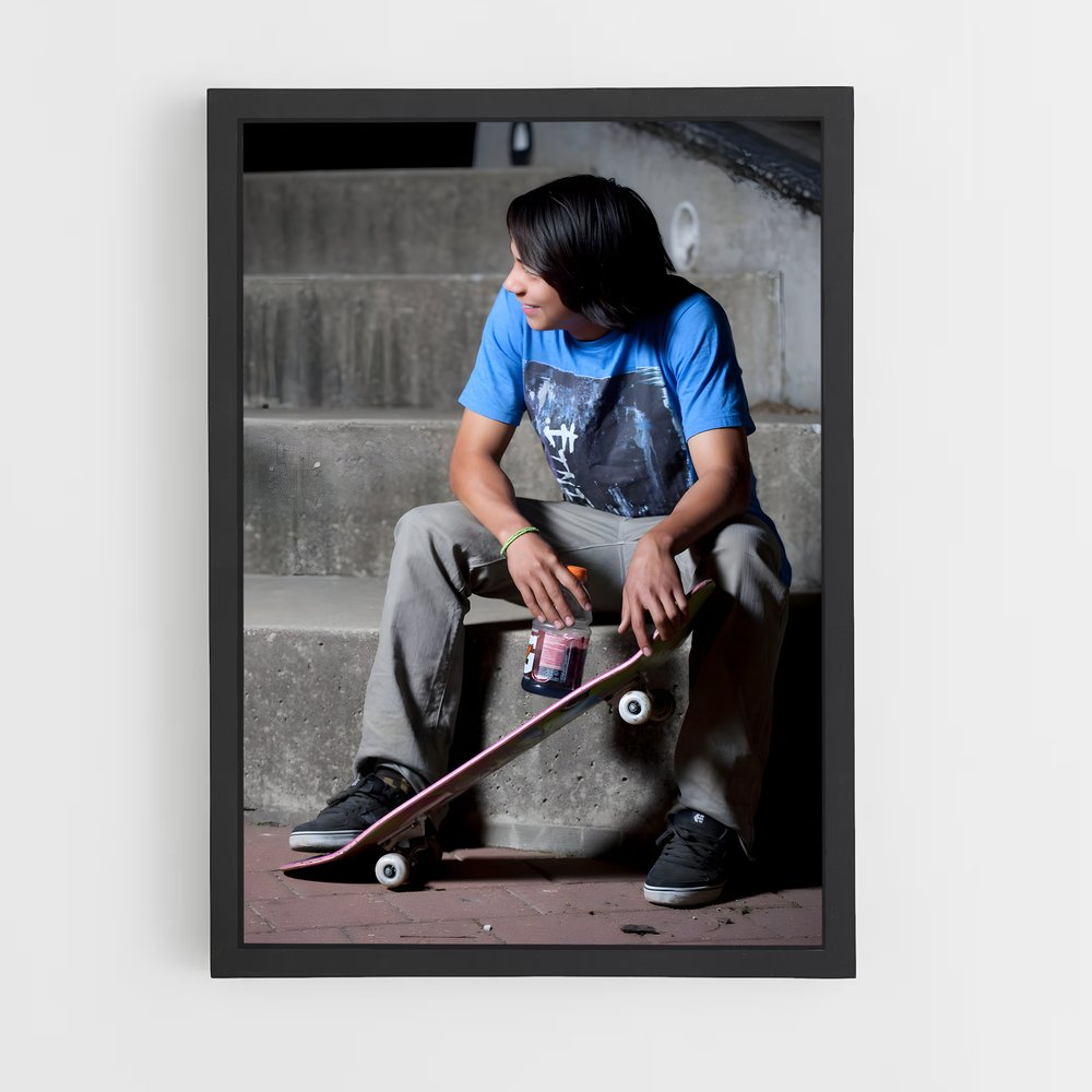 Poster Skate & Dream – affiche Skateboard (vue 2)
